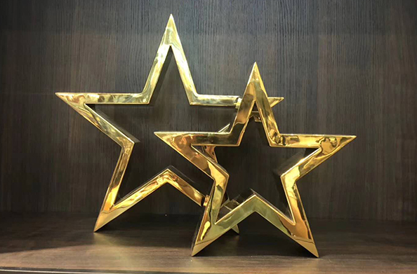 五角星造型不銹鋼折彎、激光、焊接、拋光加工 五角星造型不銹鋼折彎、激光、焊接、拋光加工